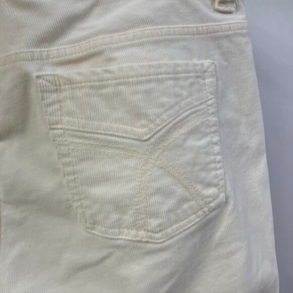 Tommy Hilfiger High Rise Corduroy Straight Leg Pants Womens 16 Off White… - Picture 8 of 16